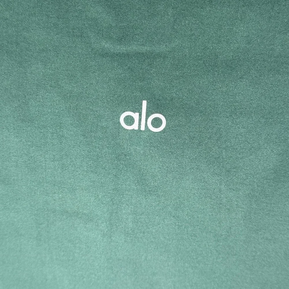ALO Yoga Softsculpt 1/4 Zip Longsleeve NWT Clover Green - Picture 5 of 10
